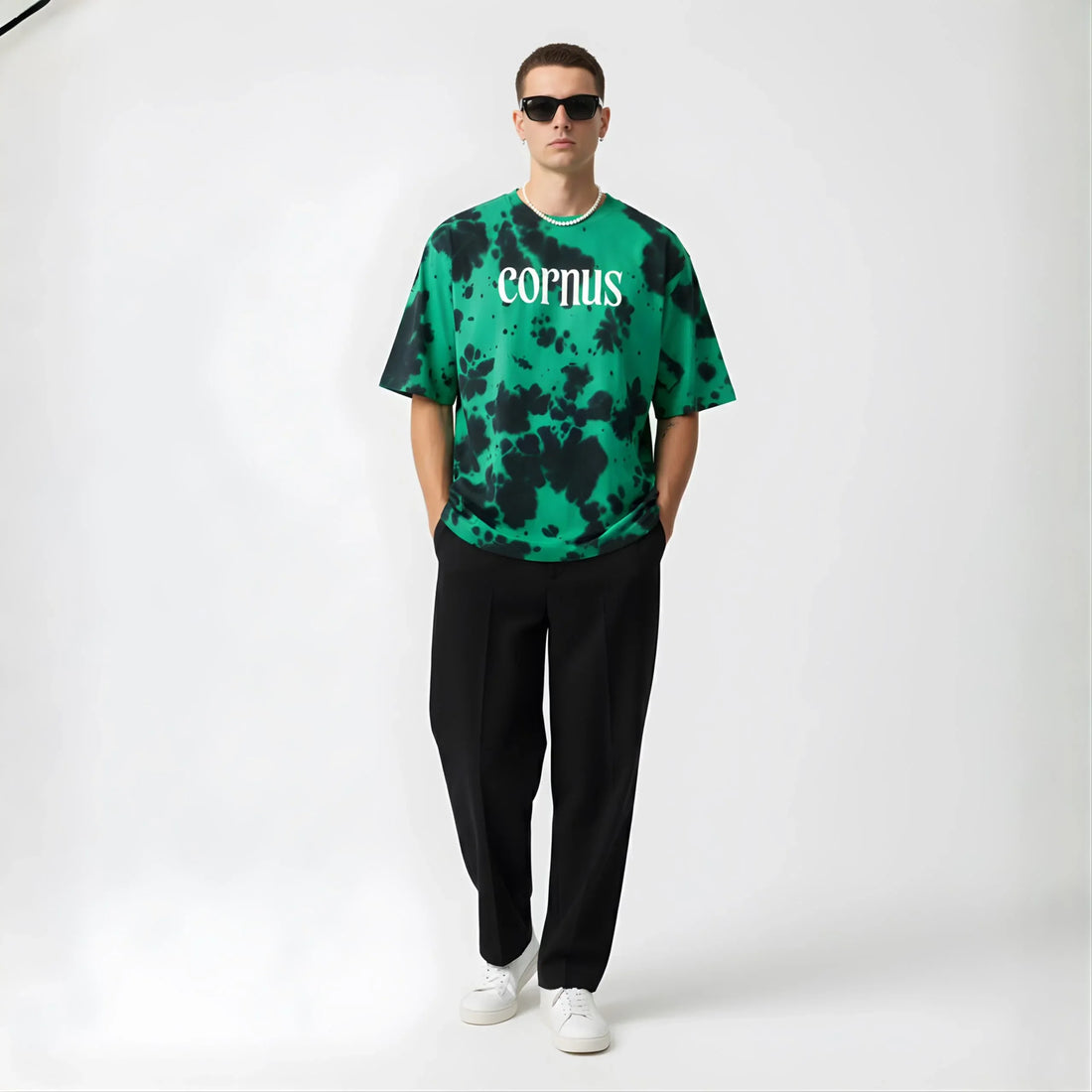 Cornus Tie-Dye Oversized T-Shirt - Cornus Fashion