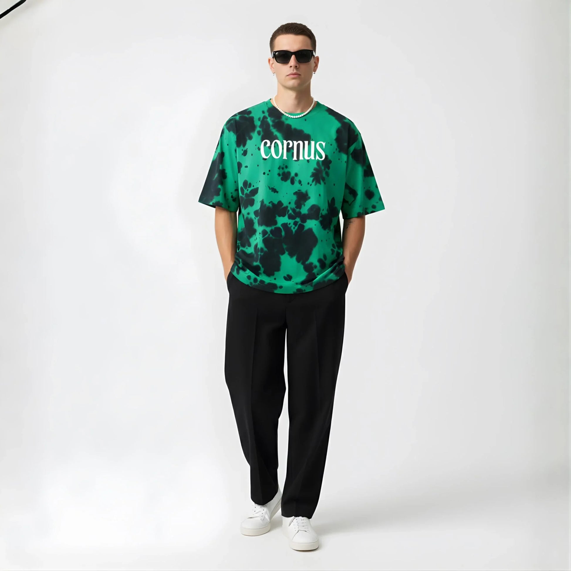 Cornus Tie-Dye Oversized T-Shirt - Cornus Fashion