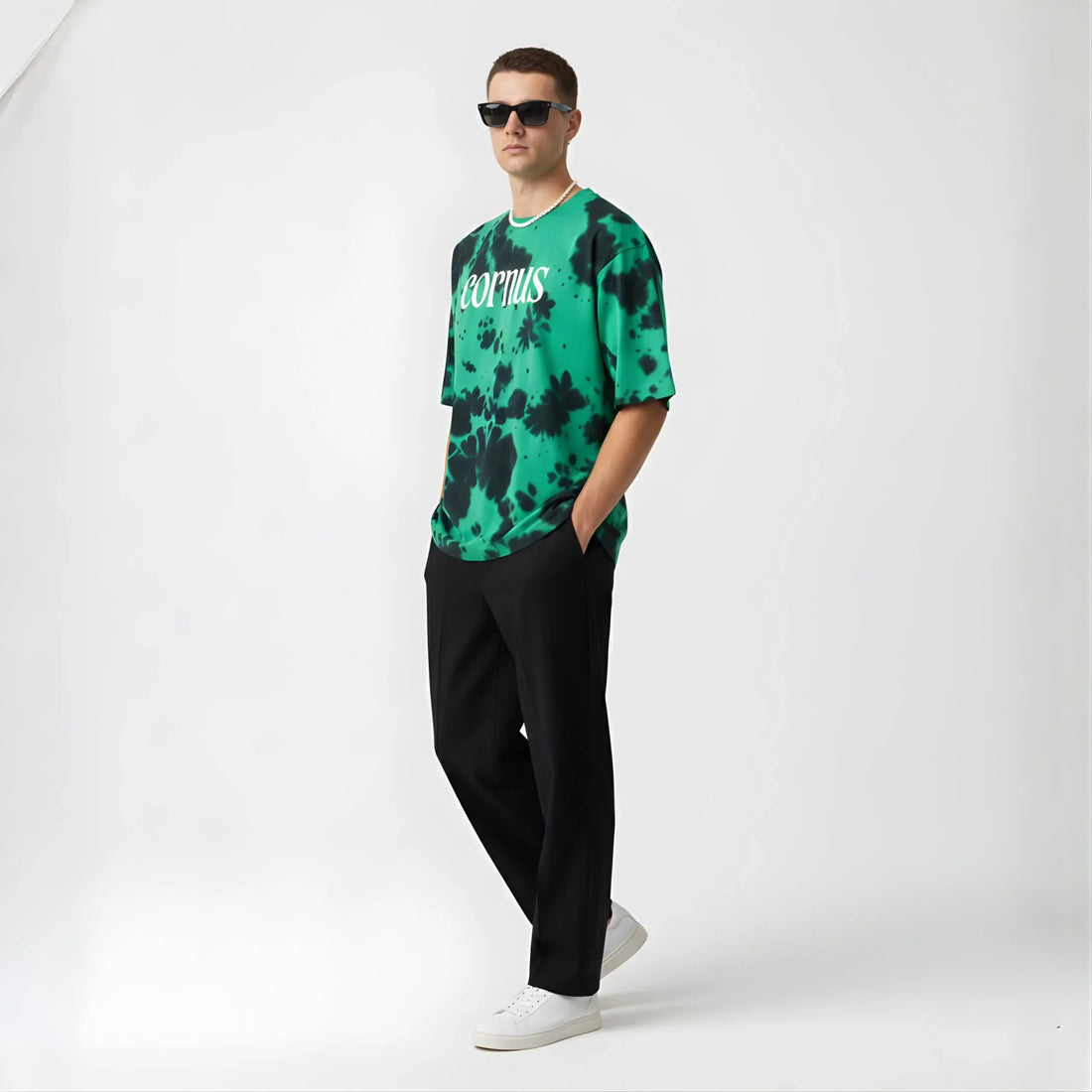 Cornus Tie-Dye Oversized T-Shirt - Cornus Fashion