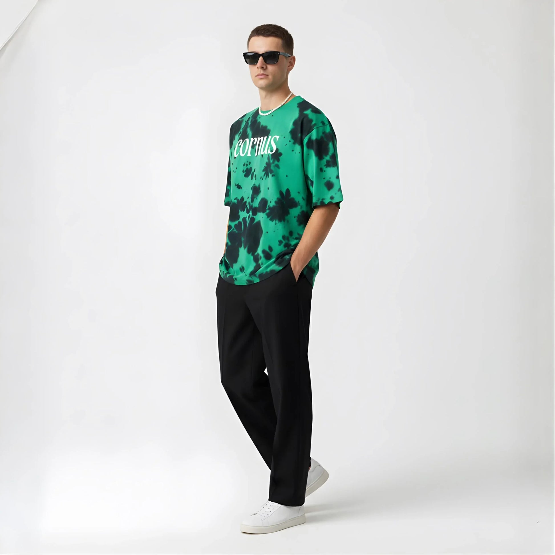 Cornus Tie-Dye Oversized T-Shirt - Cornus Fashion