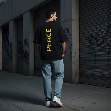 The Vertical Peace Tee - Cornus Fashion