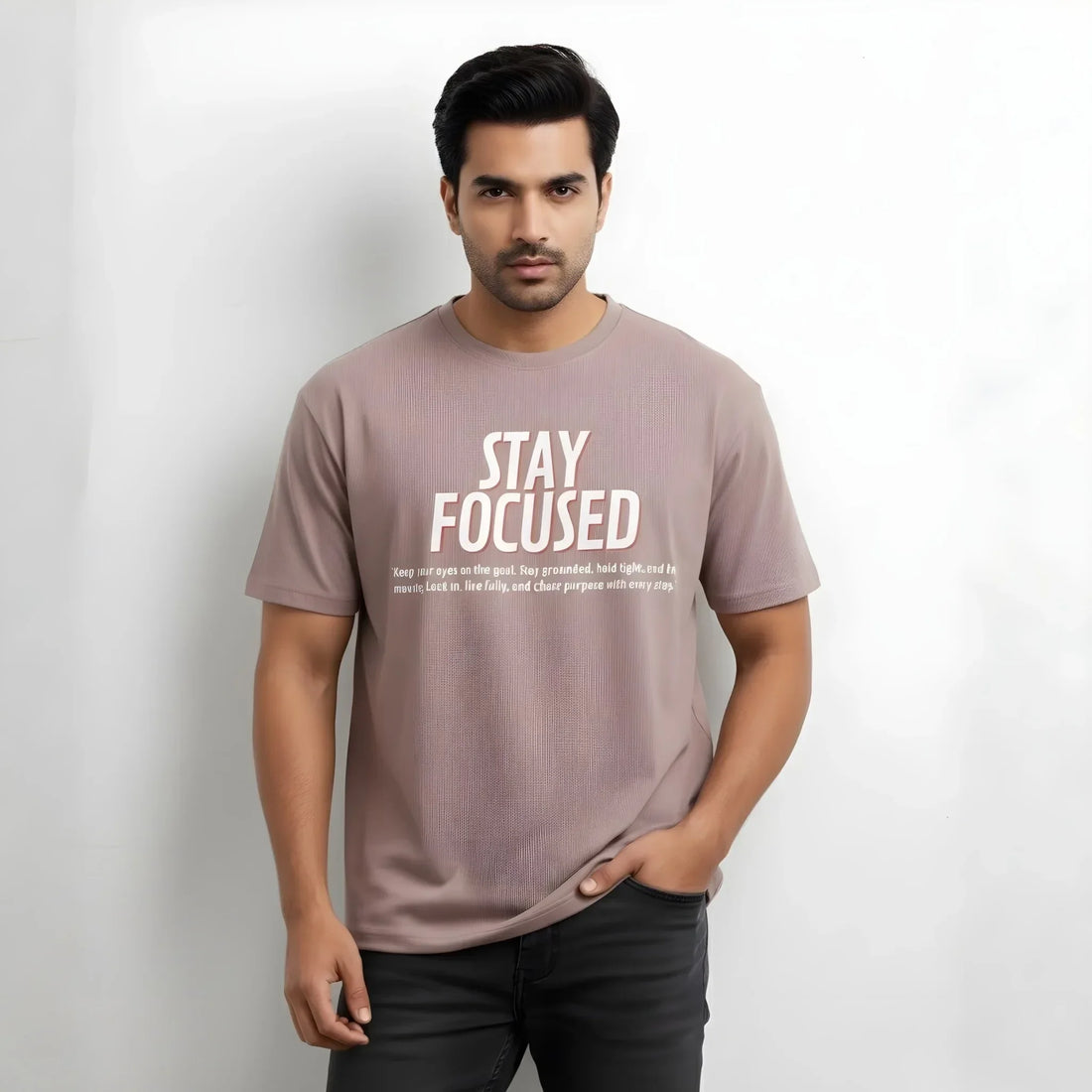 "Stay Focused" Regular Tee - Cornus Fashion