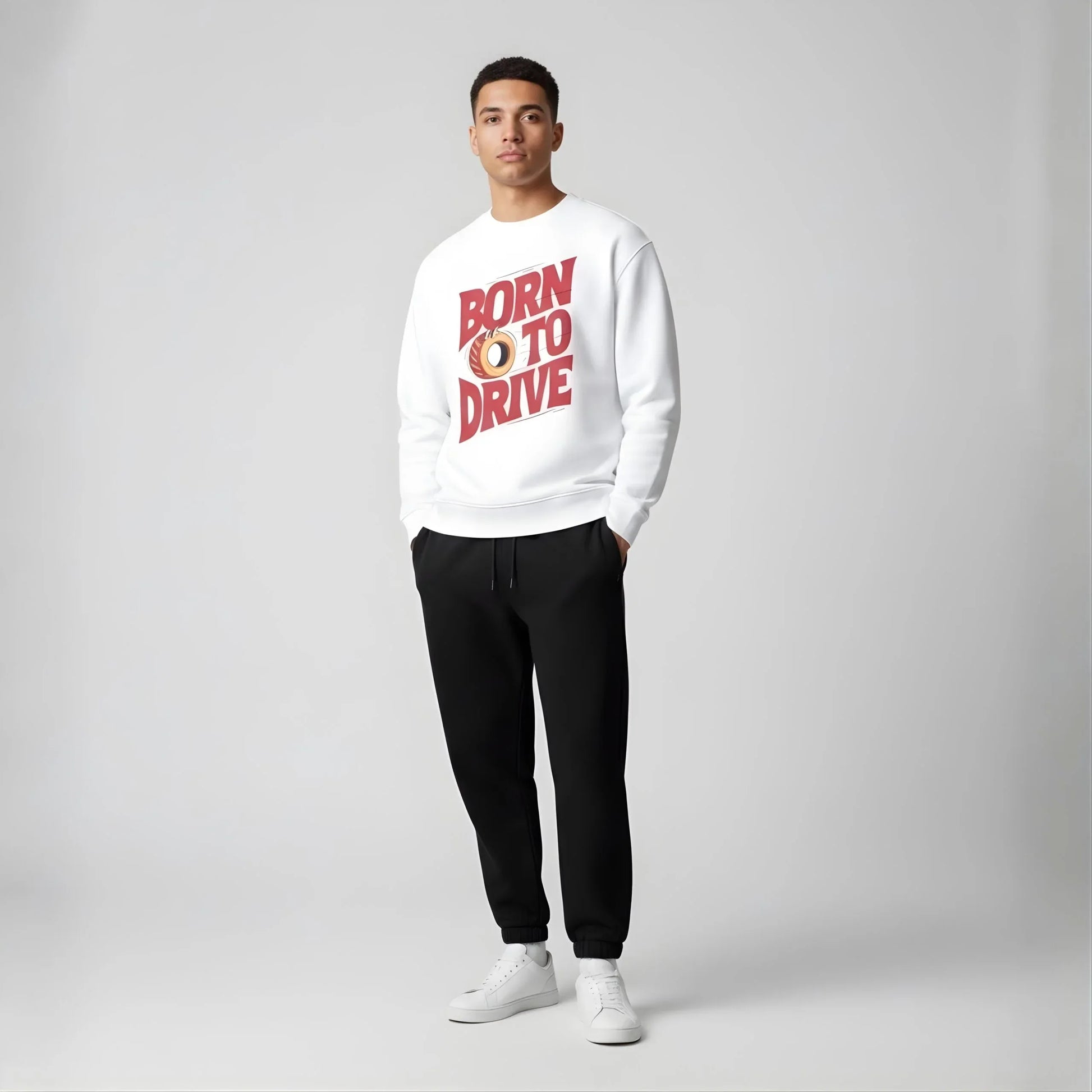 Born to Drive Graphic Sweatshirt - Cornus Fashion