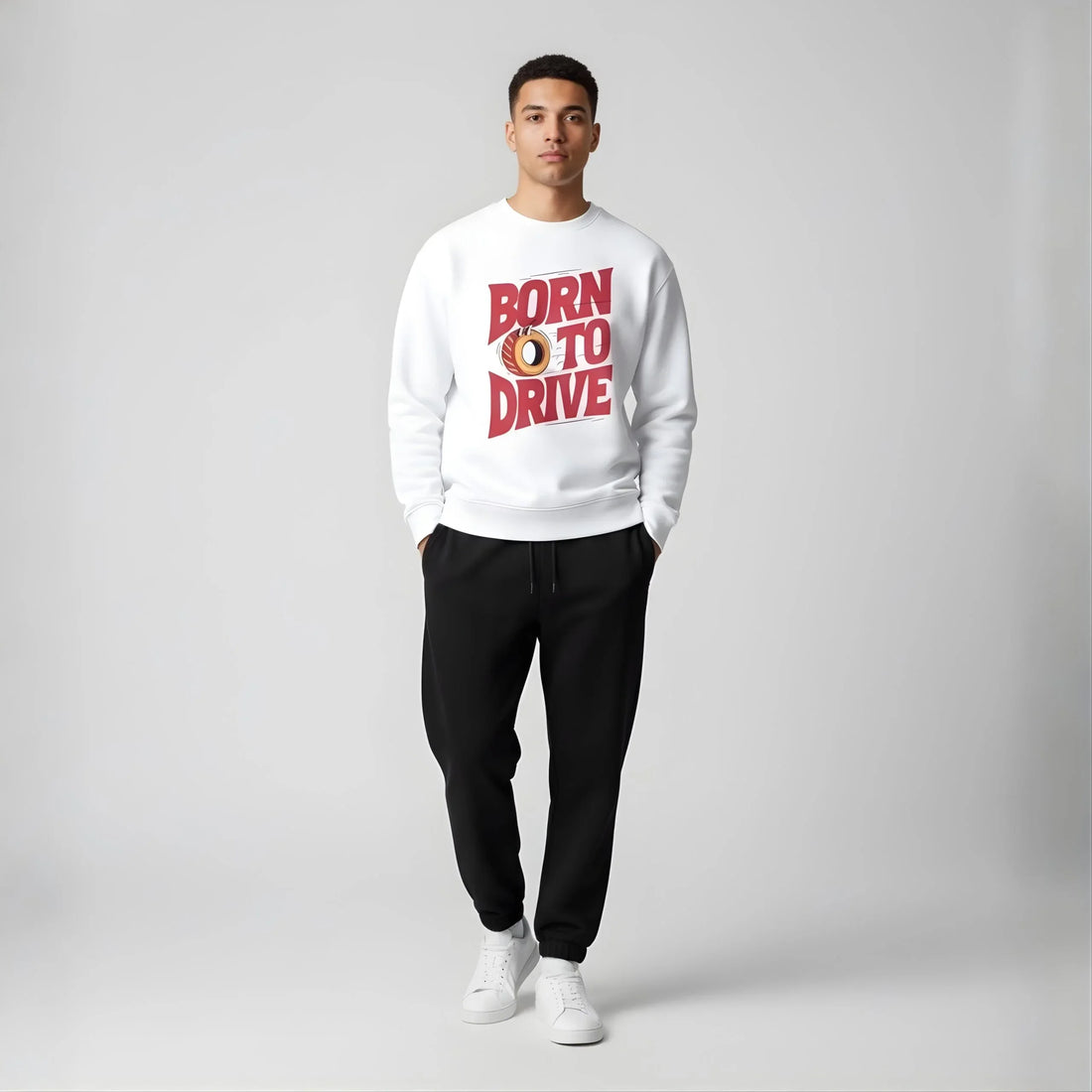 Born to Drive Graphic Sweatshirt - Cornus Fashion