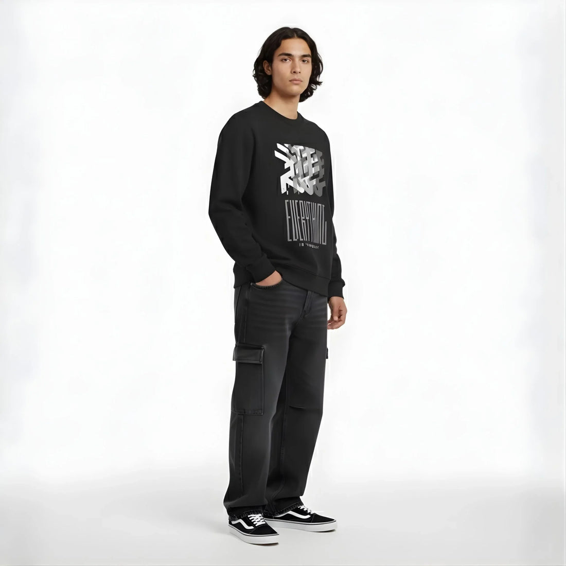 Everything Is Temporary Sweatshirt - Cornus Fashion