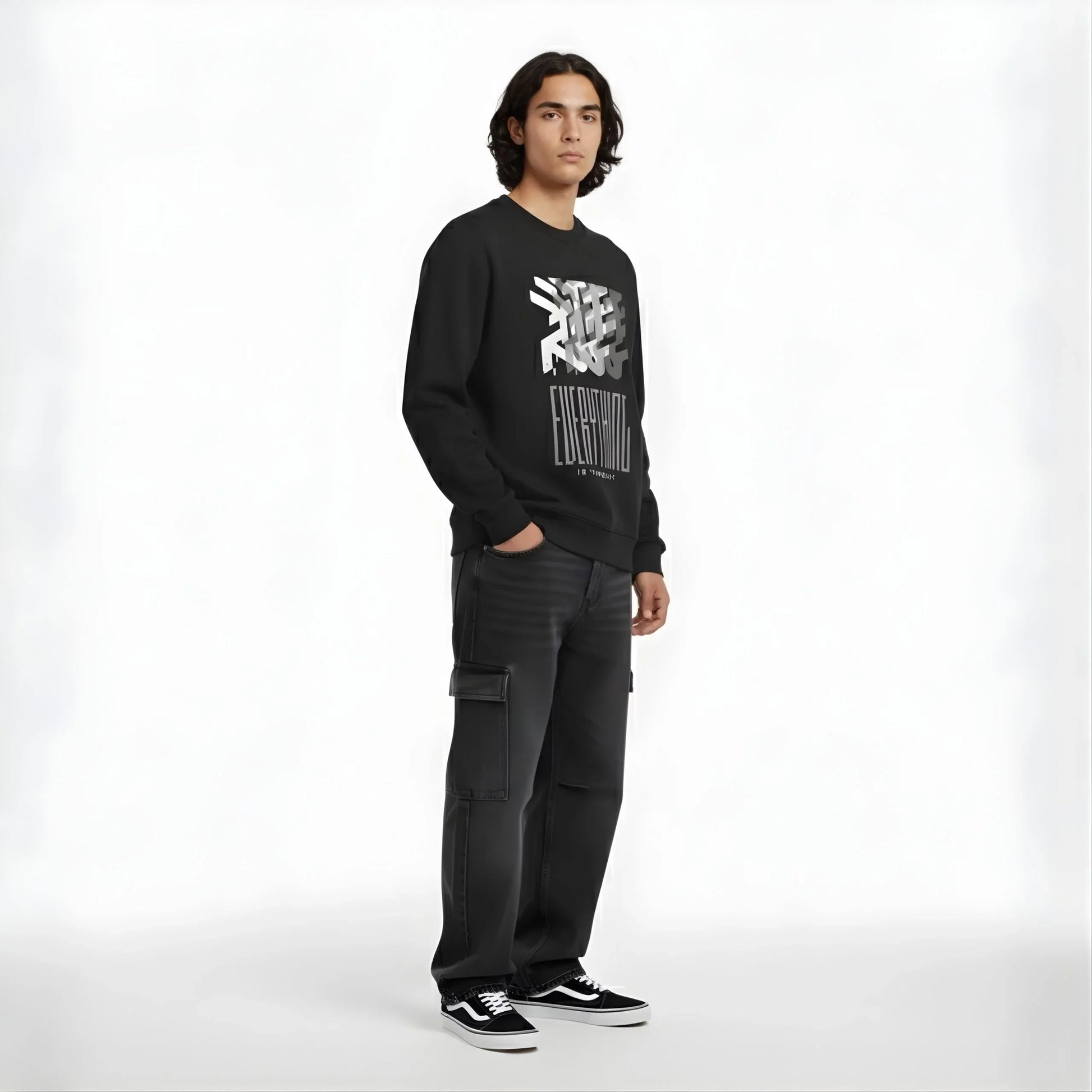 Everything Is Temporary Sweatshirt - Cornus Fashion
