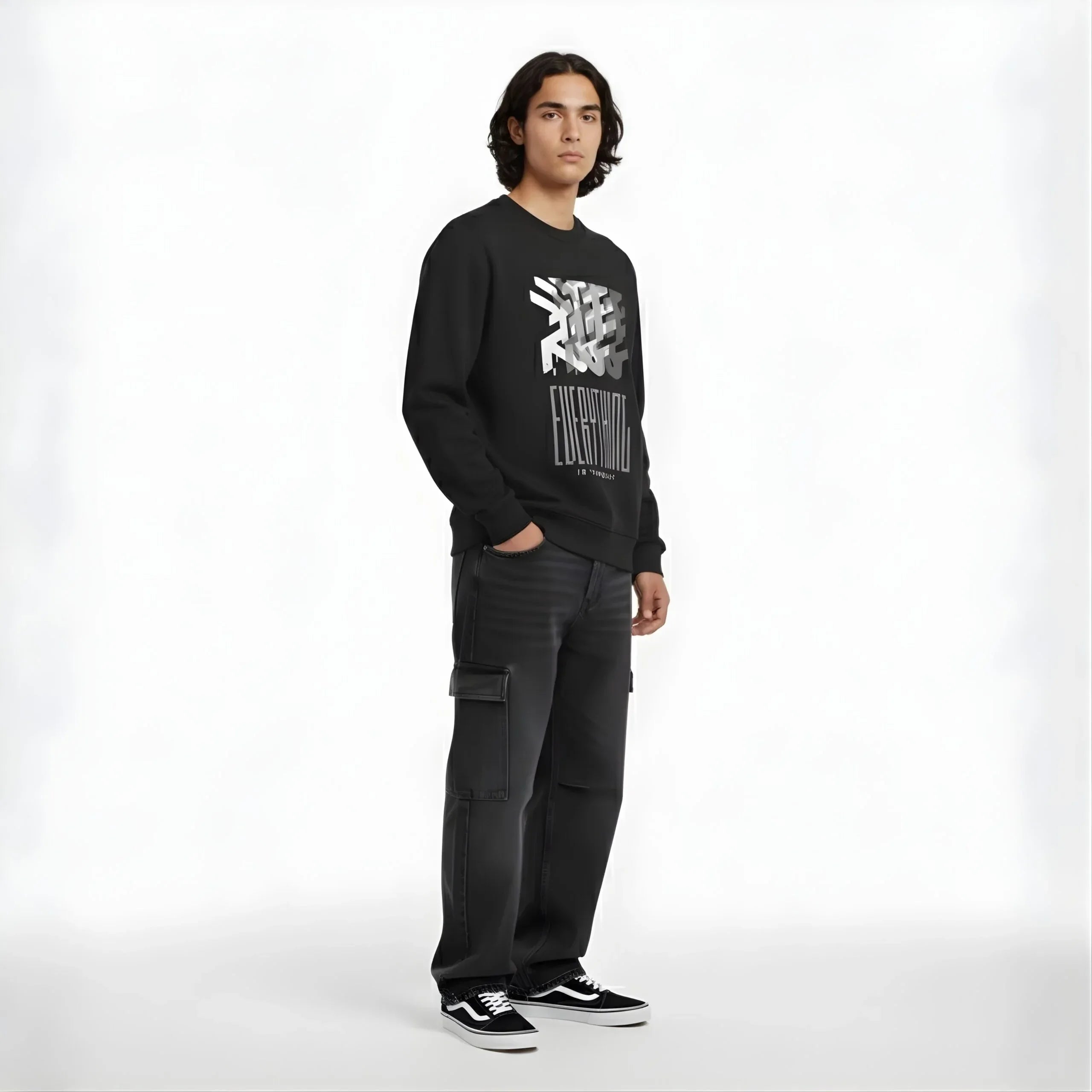 Everything Is Temporary Sweatshirt - Cornus Fashion