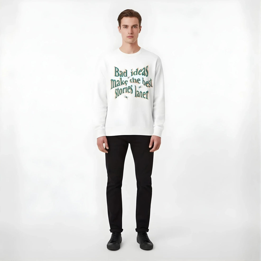 Best Stories Later Quote Sweatshirt - Cornus Fashion