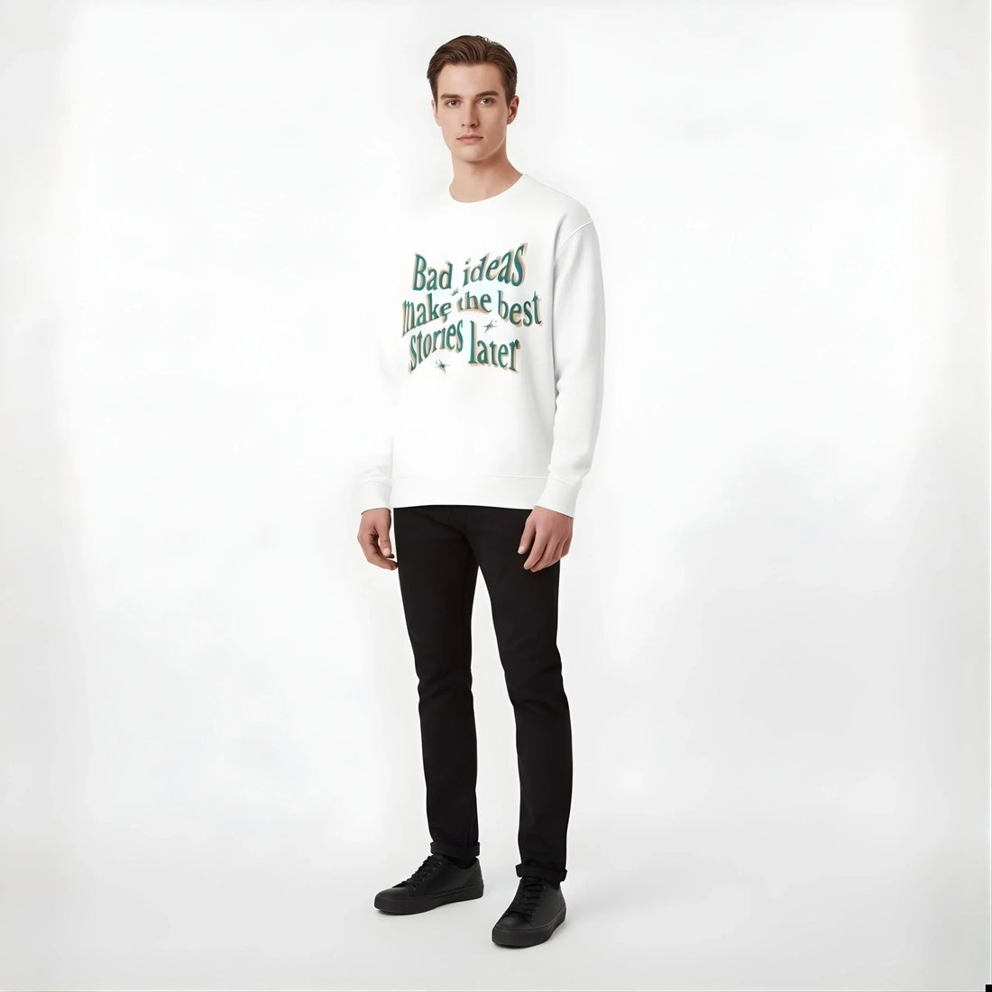 Best Stories Later Quote Sweatshirt - Cornus Fashion