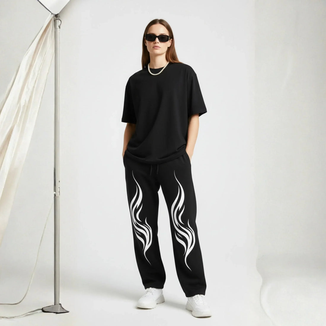 "Ignite" Tribal Flame Sweatpants - Cornus Fashion