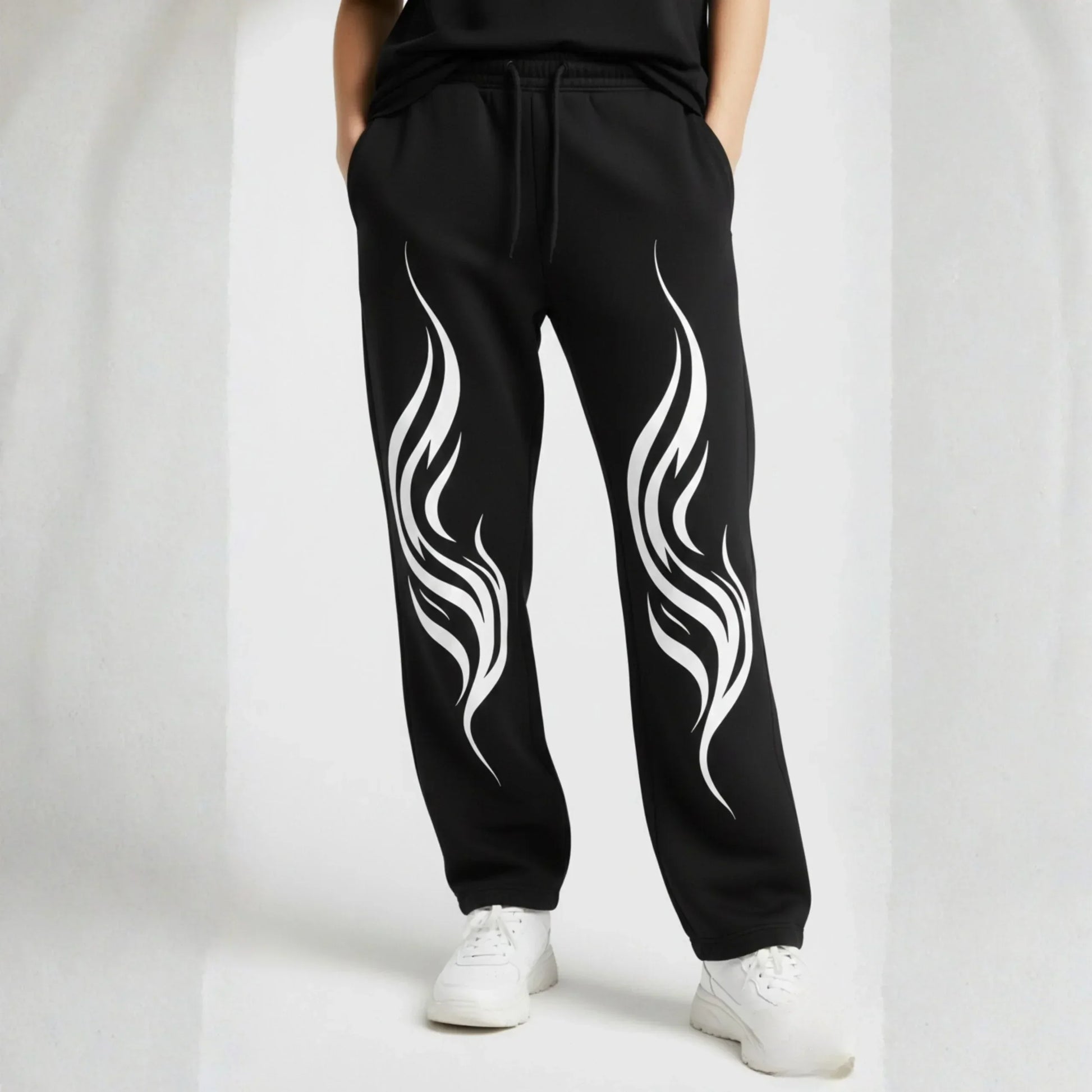 "Ignite" Tribal Flame Sweatpants - Cornus Fashion