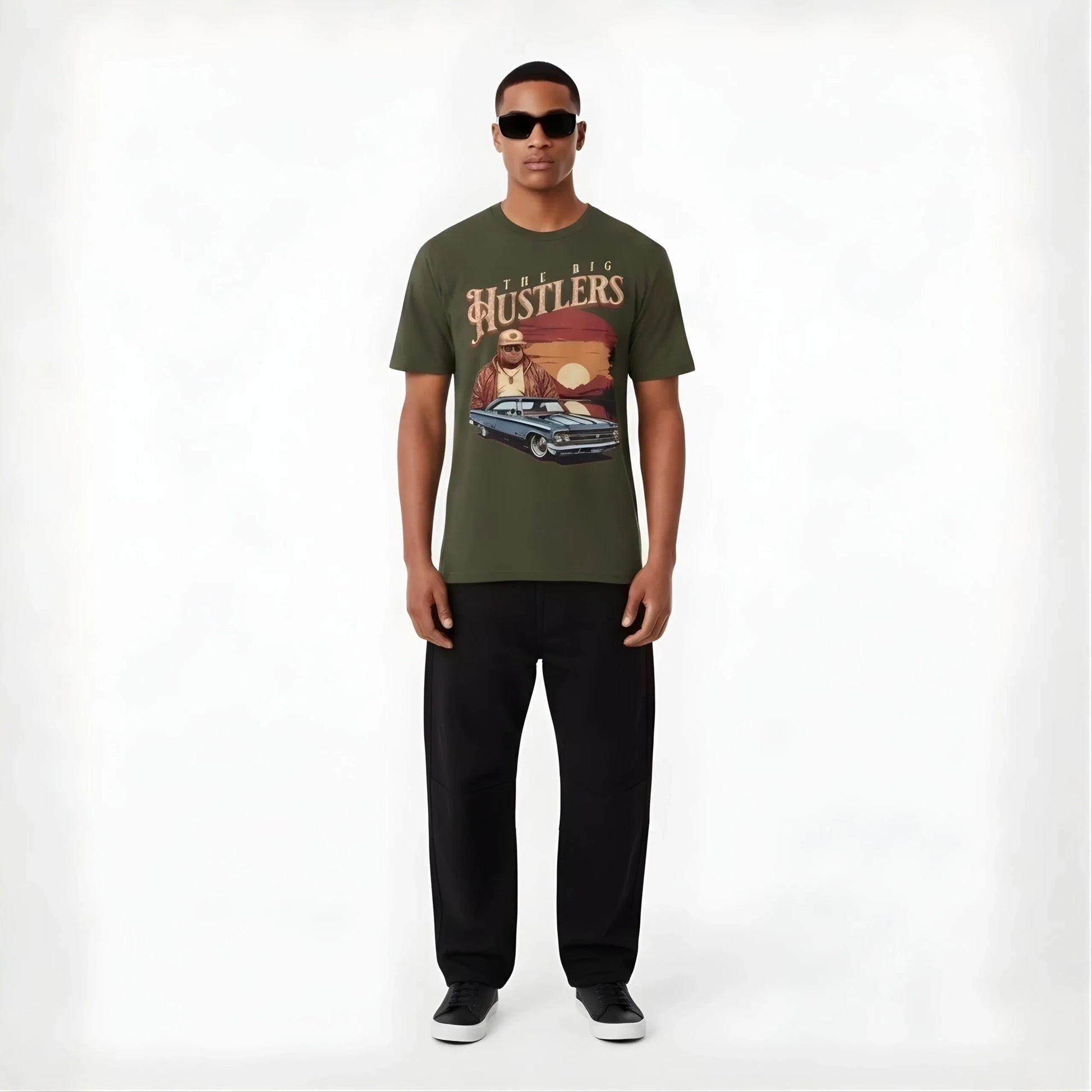 The Big Hustlers Retro Tee - Cornus Fashion