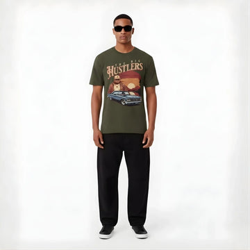 The Big Hustlers Retro Tee - Cornus Fashion