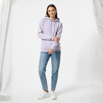 Lavender Essential Comfort Hoodie - Cornus Fashion