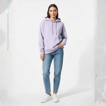 Lavender Essential Comfort Hoodie - Cornus Fashion