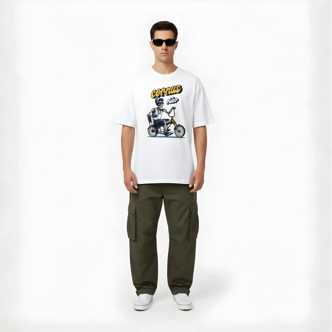 Cornus Rider Vintage Tee - Cornus Fashion
