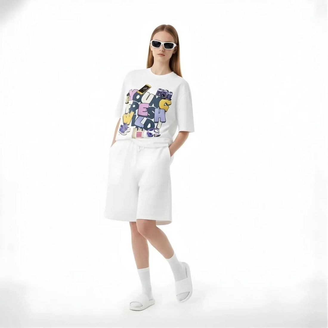 Young Free Wild Graphic Tee - Cornus Fashion