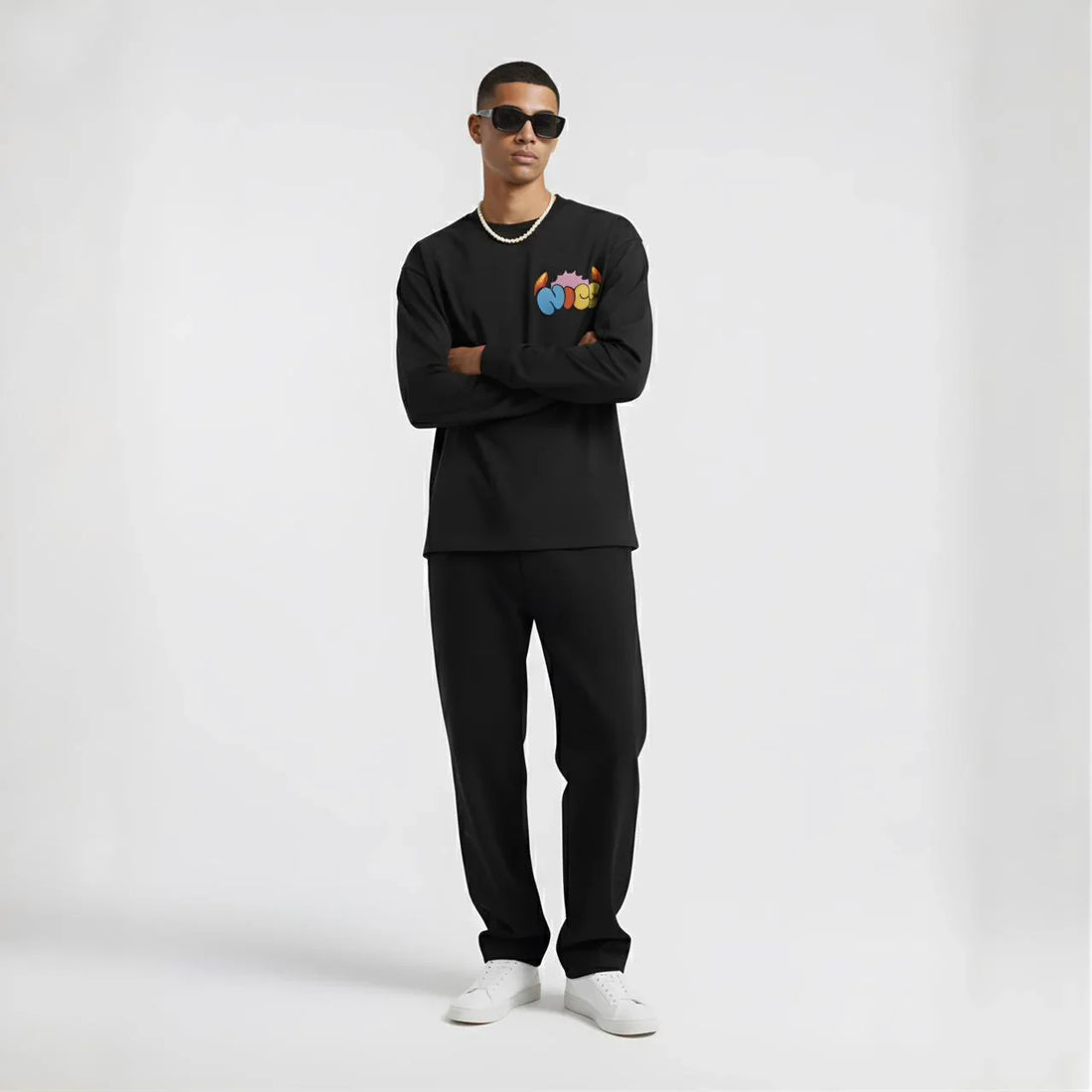 VibeWave Graphic Long-Sleeve Tee - Cornus Fashion