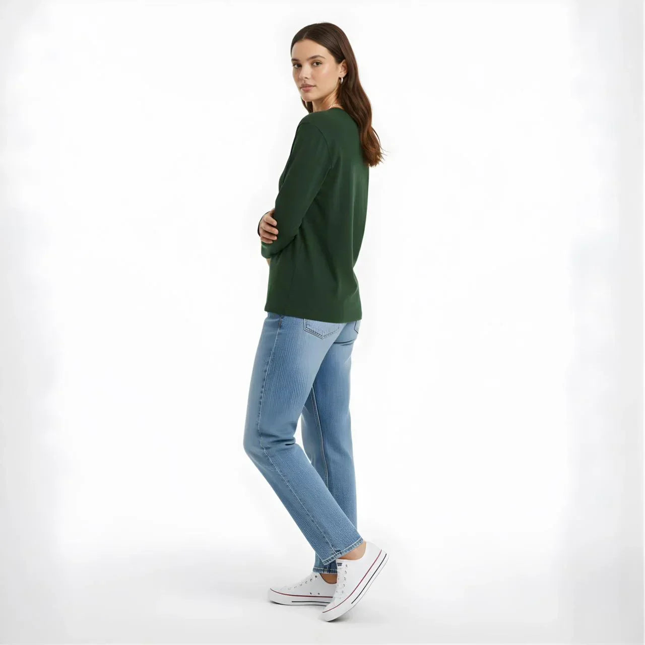 EverGreen Long-Sleeve Tee - Cornus Fashion
