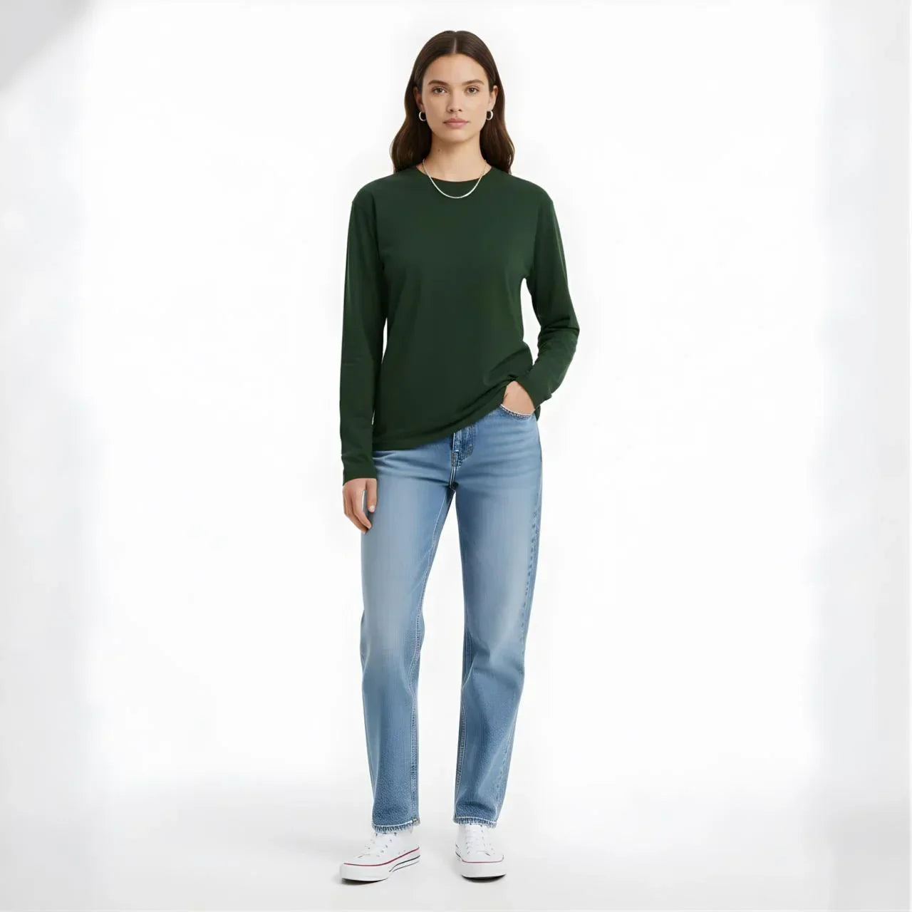 EverGreen Long-Sleeve Tee - Cornus Fashion