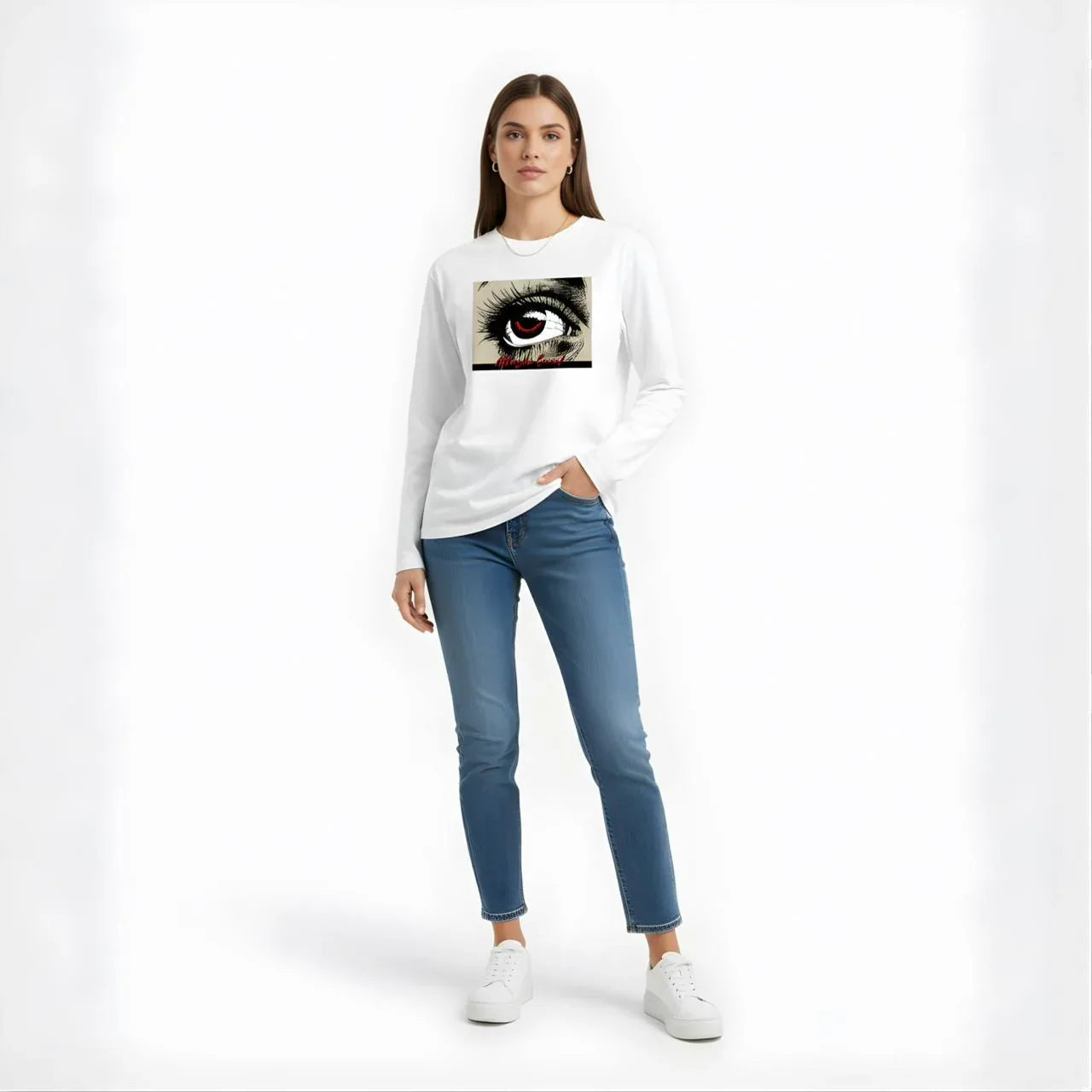 VisionArt Women’s Graphic Long-Sleeve Tee - Cornus Fashion