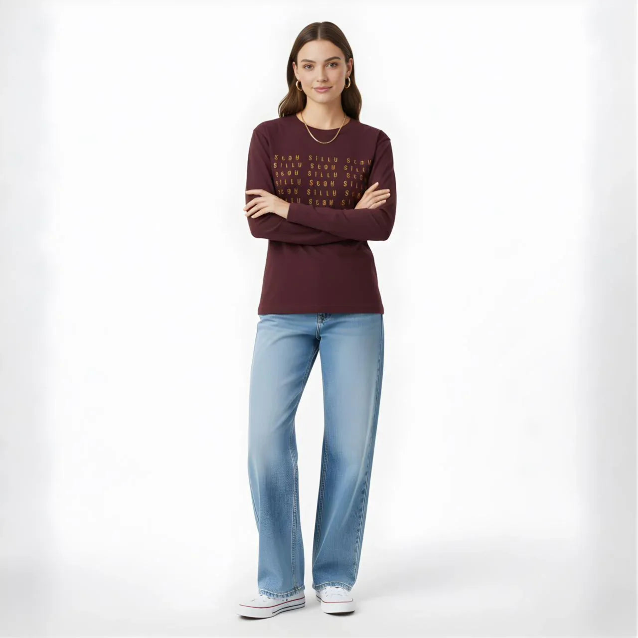 Stay Silly full sleeves - Cornus Fashion
