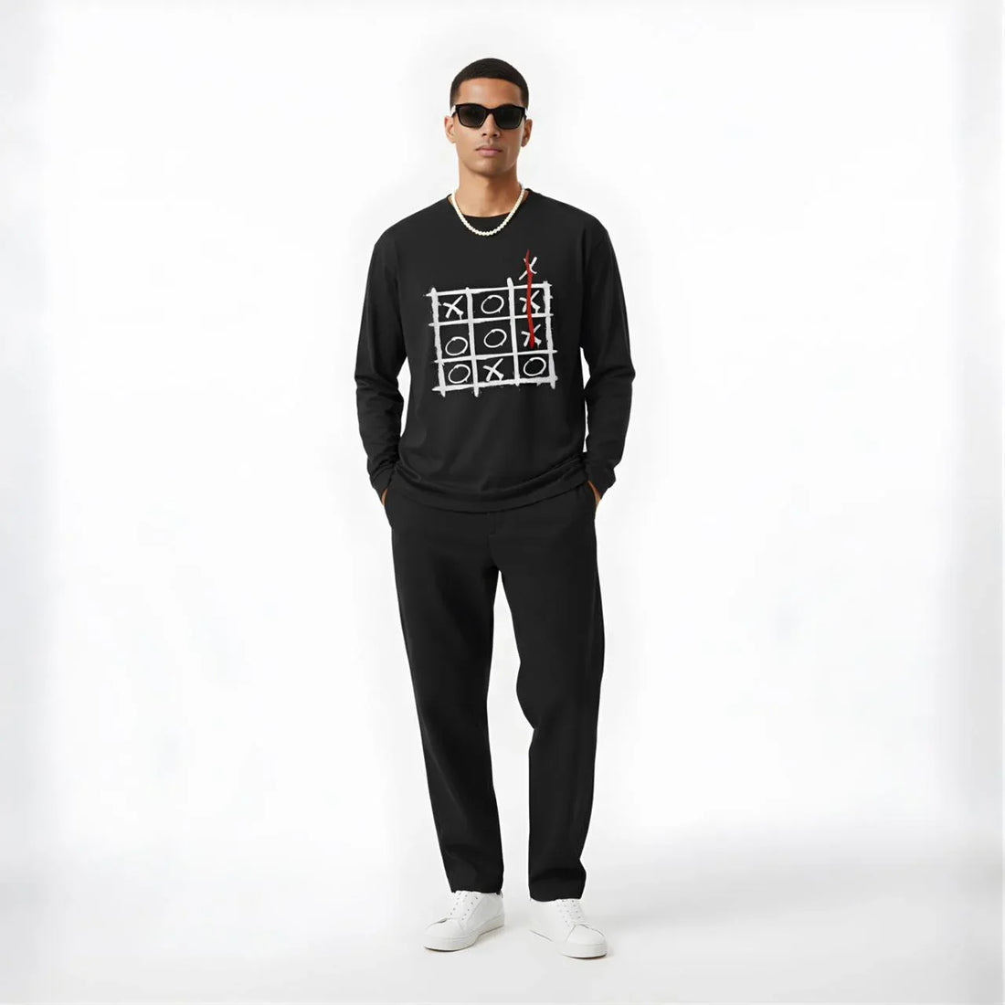 Tic-Tac-Win Minimalist full sleeves - Cornus Fashion