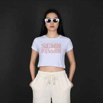 Sewn With Passion Baby Tee - Cornus Fashion