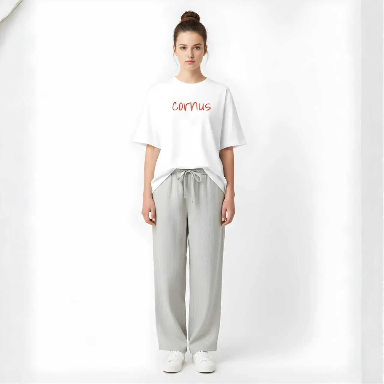“Touch Me” Oversized Tee - Cornus Fashion